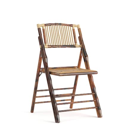 Flash Furniture Folding Chair, Bamboo X-62111-BAM-GG